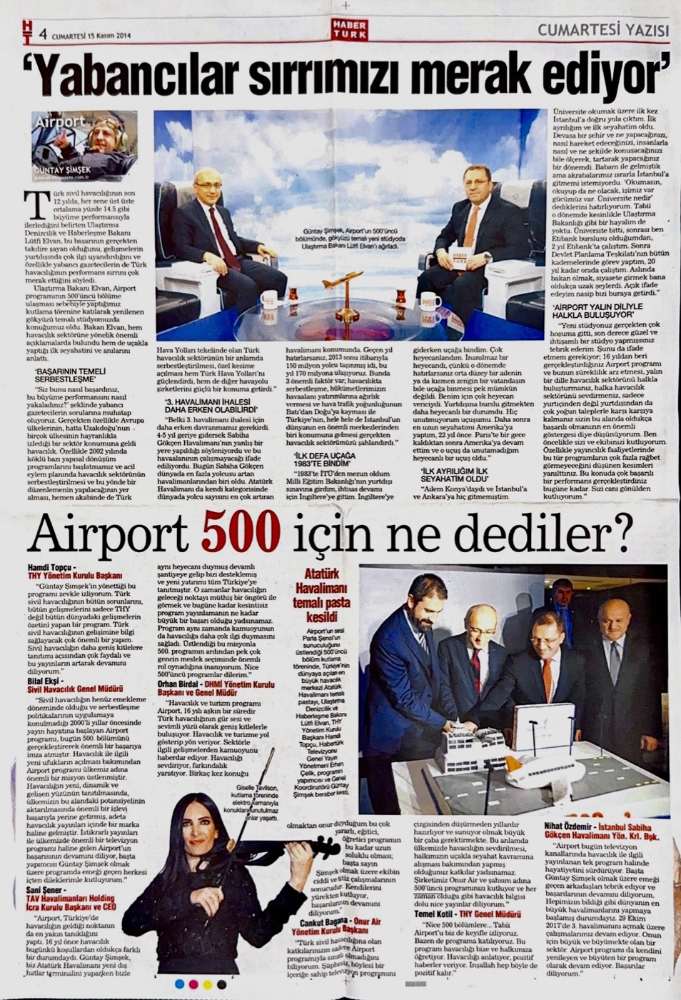 Yabancılar Sırrımızı Merak Ediyor — Airport 500 İçin Ne Dediler?, Habertürk, 2014